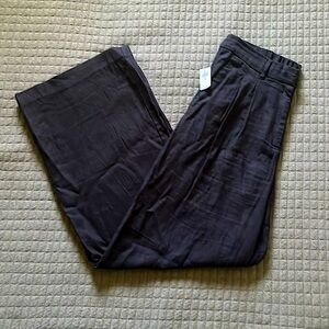 OLD NAVY wide leg linen trousers NWT